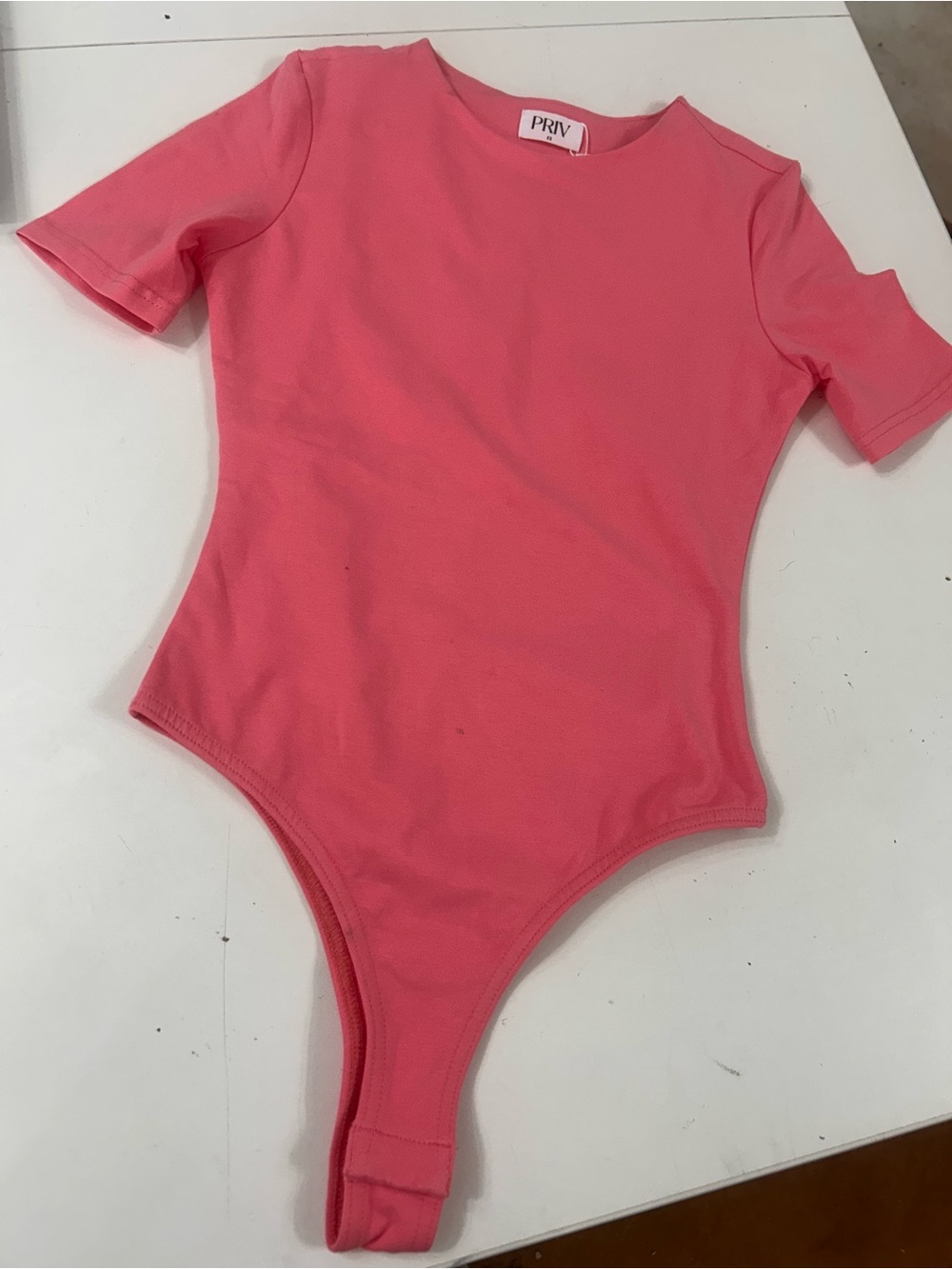 Priv - Pink Bodysuit NWT Small